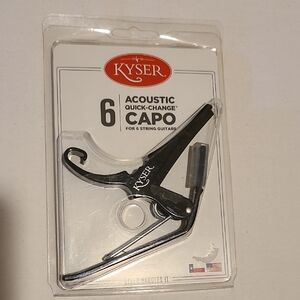 Kyser Acoustic Quick Change CAPO,  6 String, New In Packaging